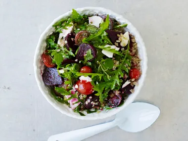 Freekeh and beetroot salad