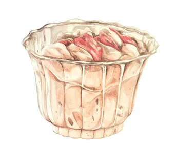 Rhubarb fool