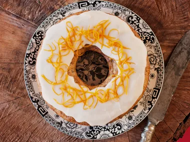 Carrot and ginger cake