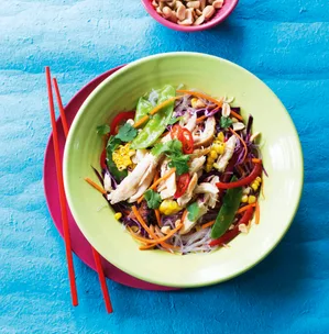 Vietnamese chicken noodle salad