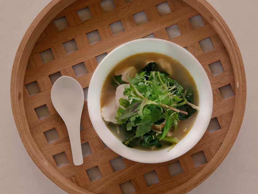 Asian-style fish soup