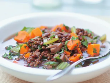 LENTIL AND VEGETABLE SOUP