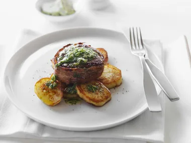 tournedos with tarragon butter