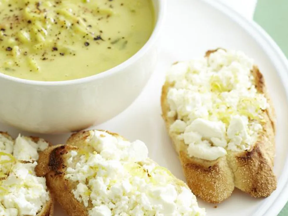 LEMON FETTA TOASTS