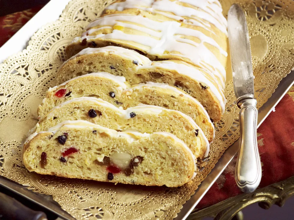glazed fruit stollen