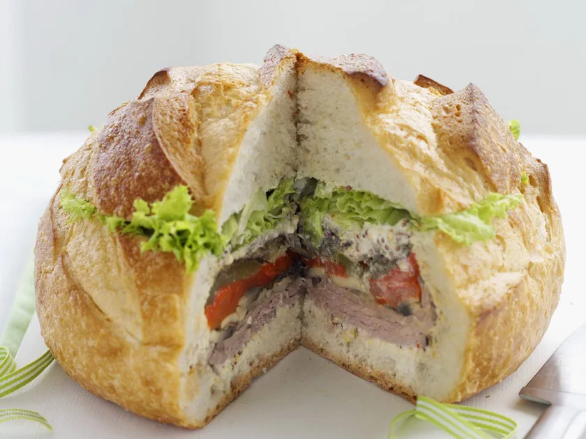 Antipasto picnic loaf