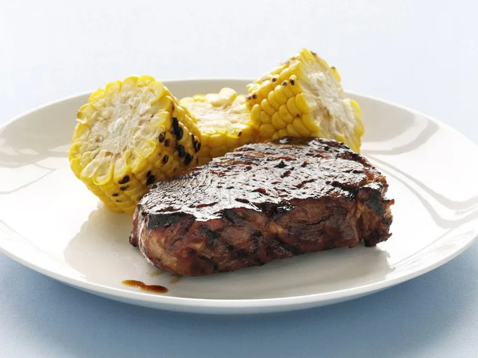 scotch fillet in BBQ sauce