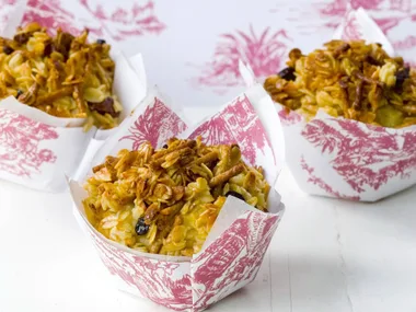 ginger and pear muffins