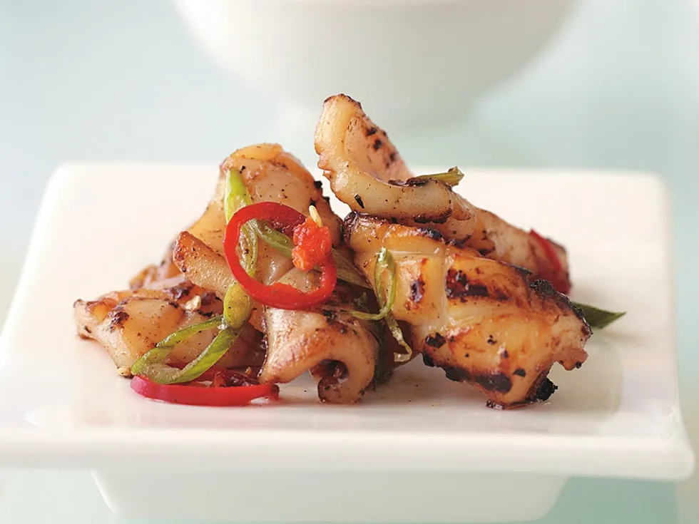 soy and chilli squid