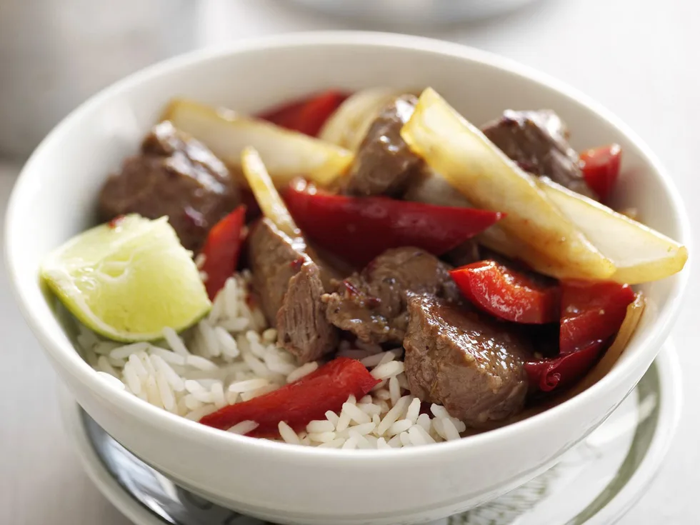 chilli lamb stir-fry