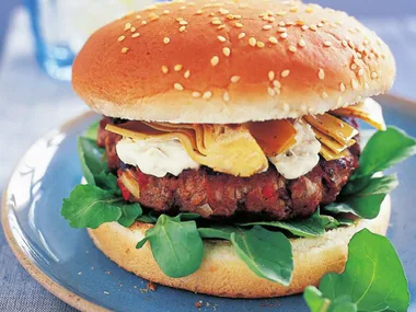 hamburger with a twist