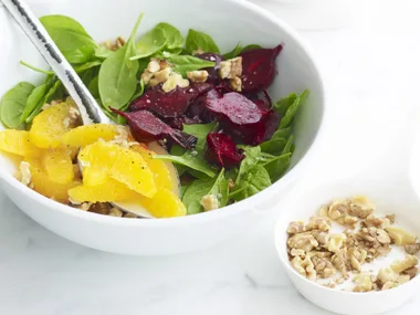 roasted beetroot and orange salad