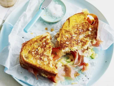 rustic croque monsieur