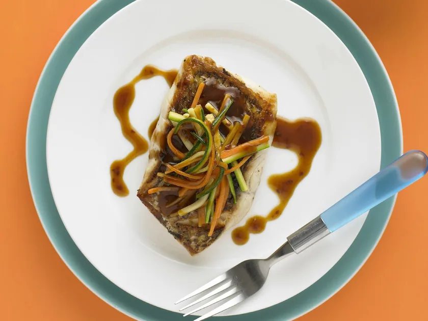 Fish with ginger soy sauce