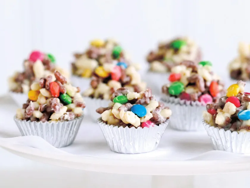 White chocolate crackles