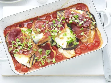 chicken parmigiana stacks