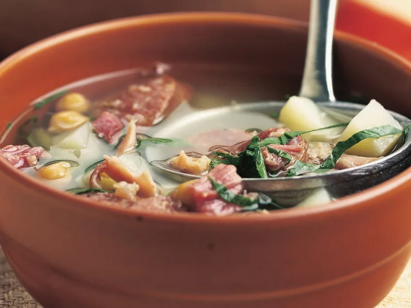 Chickpea & chorizo soup