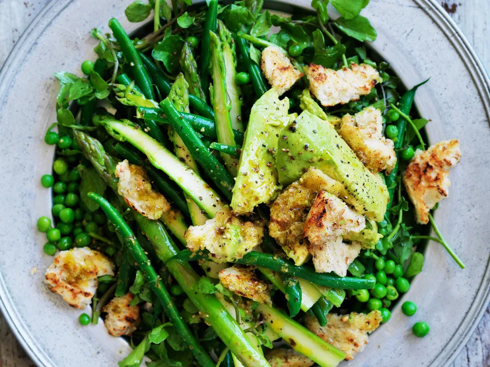 greenest green salad