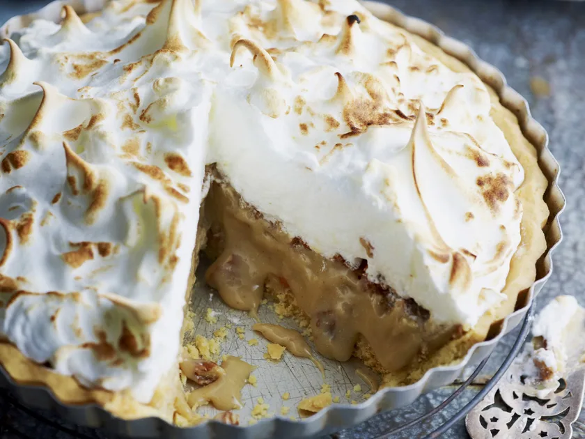 Caramel meringue pie