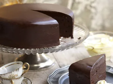 rich chocolate almond cake