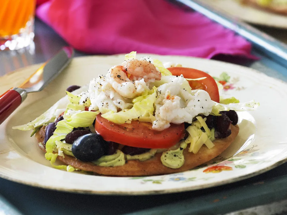 crab tostadas