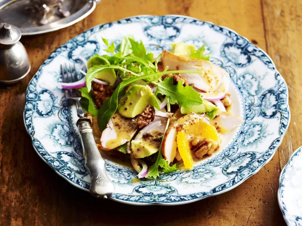 smoked chicken and avocado salad