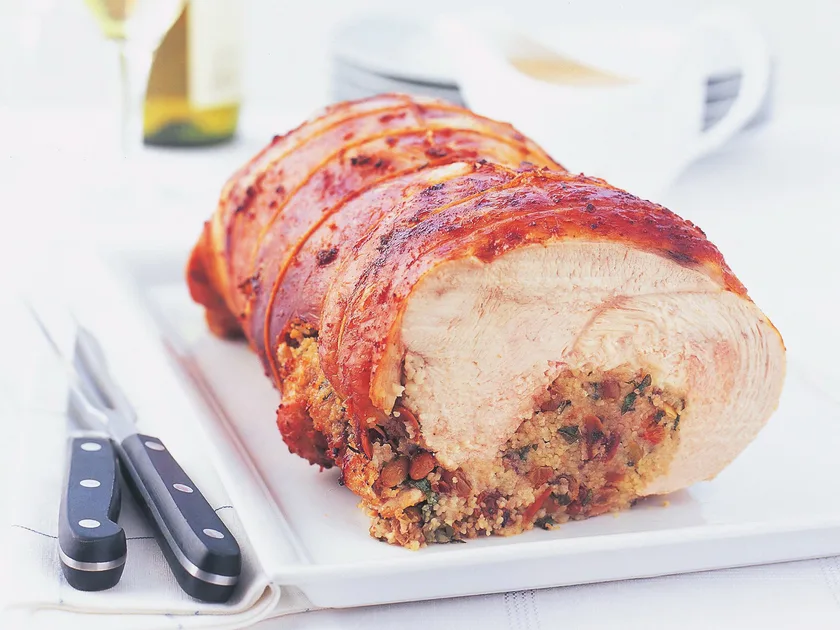 Turkey breast with couscous stuffing