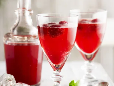 RASPBERRY AND ORANGE CORDIAL