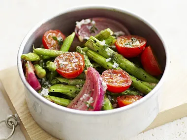asparagus with tomato