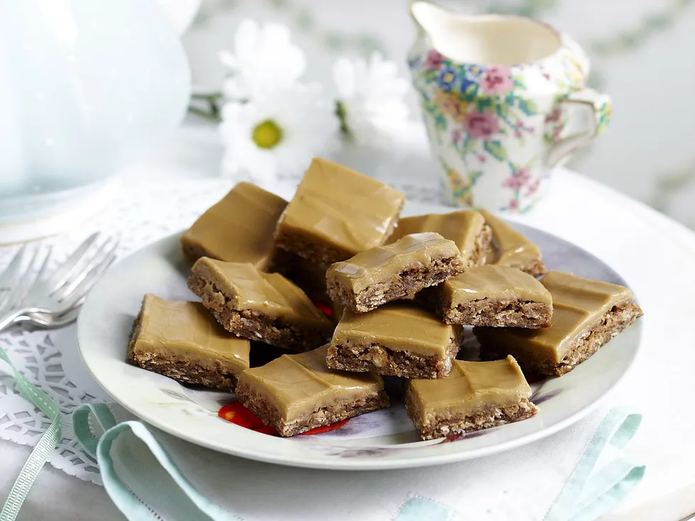 ANZAC SLICE with Golden Icing