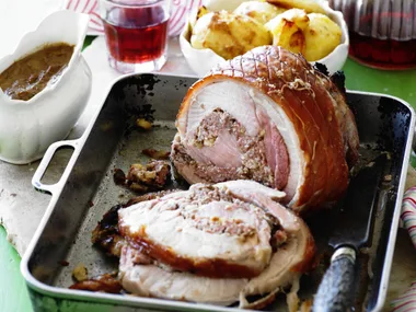 roast pork with prune sauce