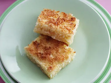 lime coconut slice