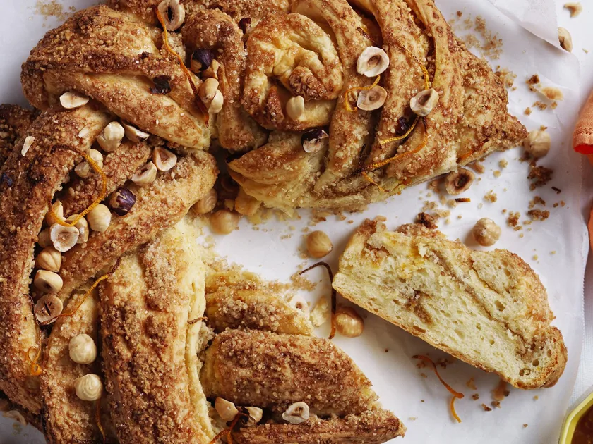 Citrus hazelnut twist