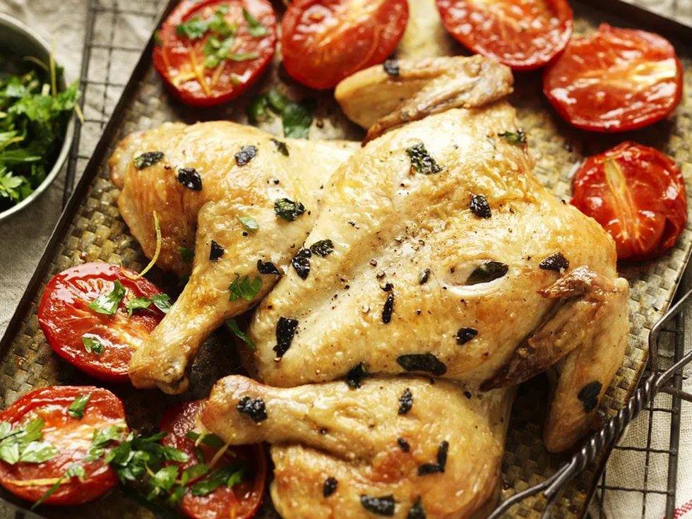 ROAST CHICKEN WITH GREMOLATA