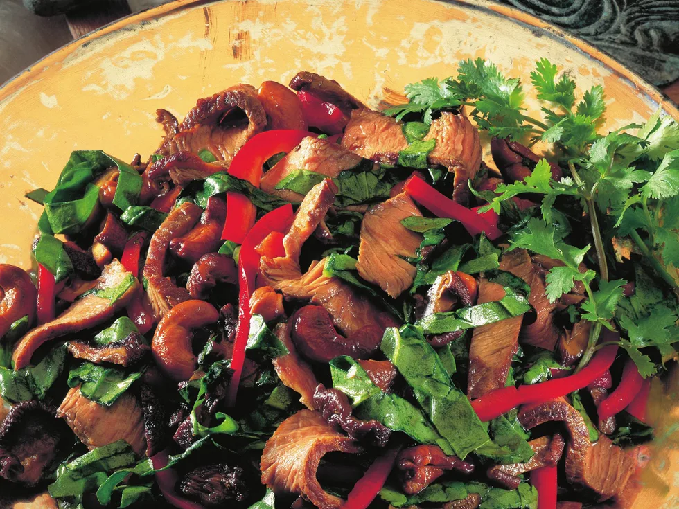 beef and mushroom salad