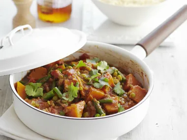 pumpkin and split pea tagine