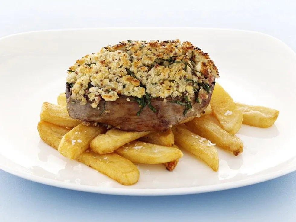 herb-crumbed fillets