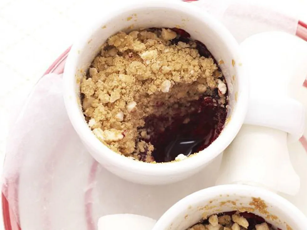 berry crumbles