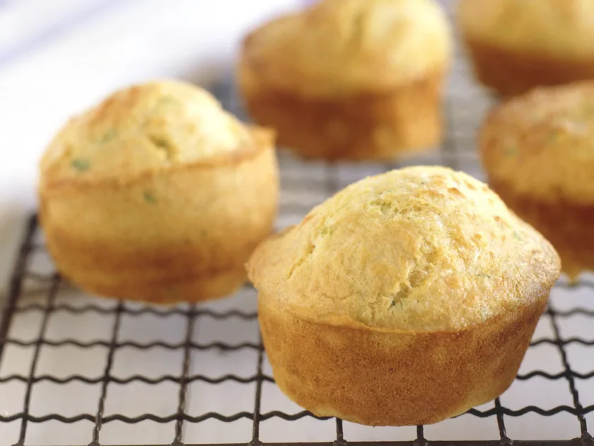 Triple-cheese muffins