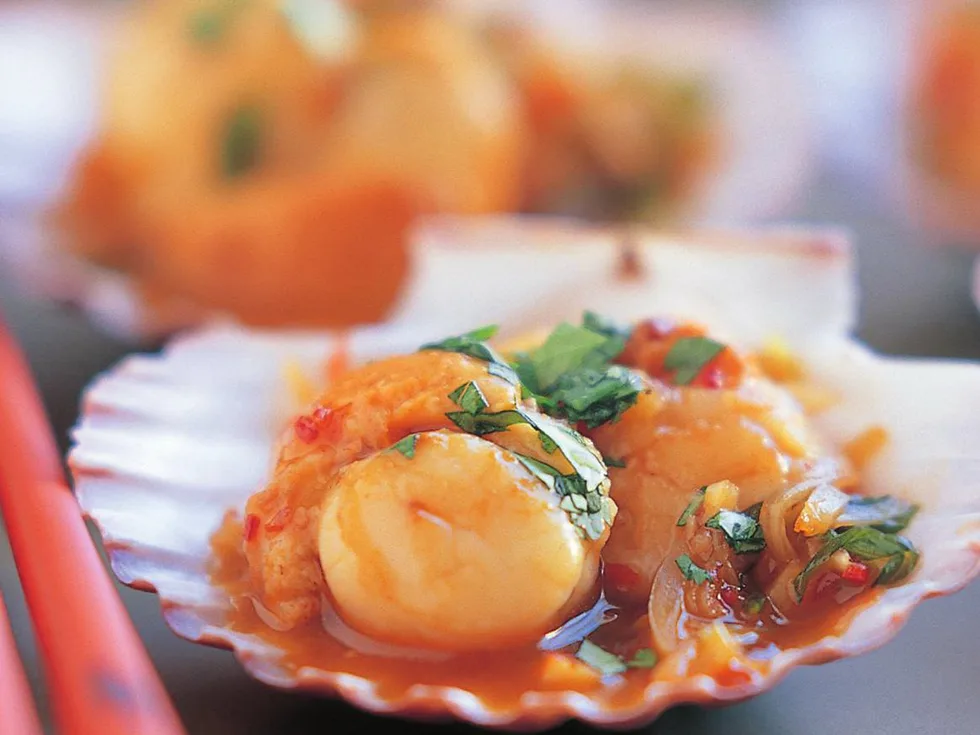 chilli scallops