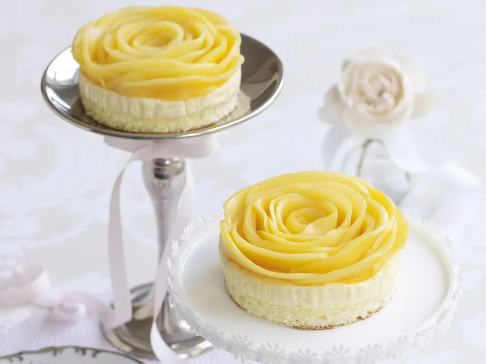 mango rose Cheesecakes