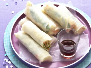 Chicken and Vegie Rice Paper Rolls