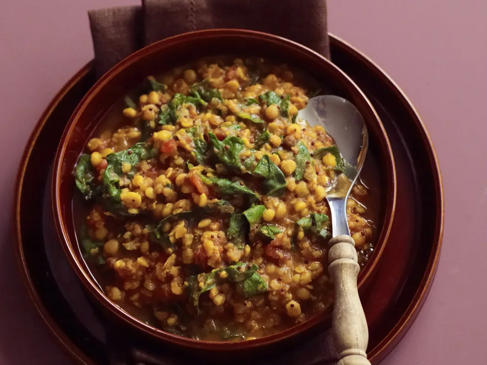 silver beet dhal