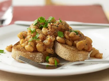breakfast beans on sourdough