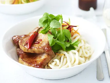 malt vinegar glazed pork