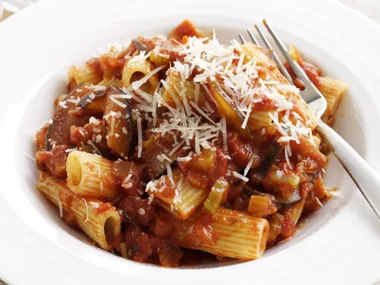 rigatoni with eggplant sauce