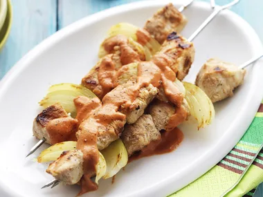 chickenwith tikka kebabs spicy yogurt