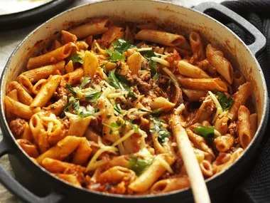 cheesy chilli bolognese
