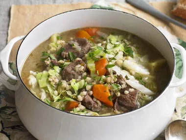 Irish lamb and barley stew