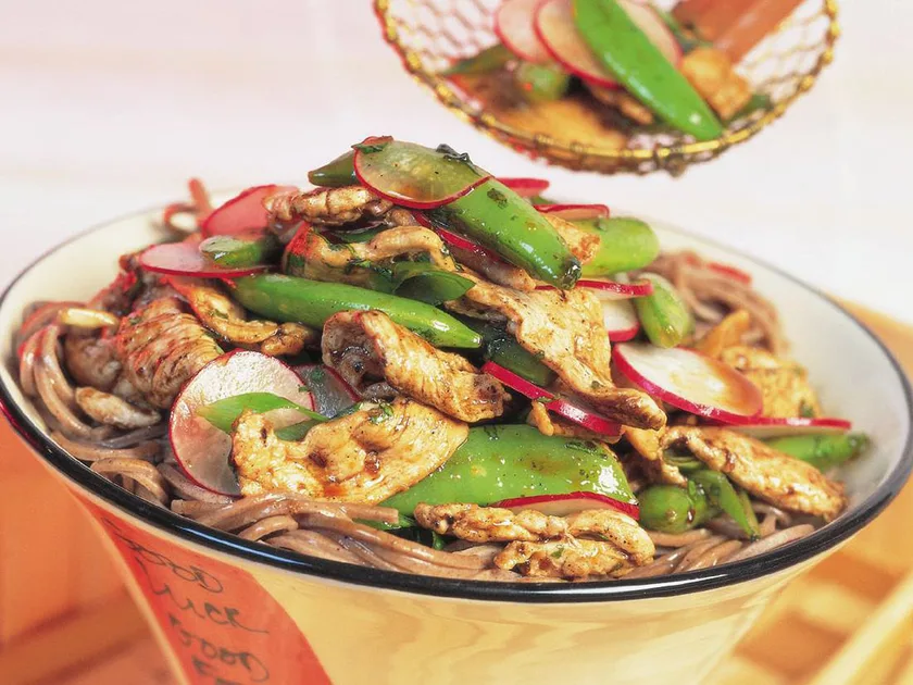 Sweet soy chicken &amp; noodles